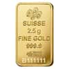NOT VERISCAN - 2.5 gram Gold Bar PAMP Suisse Lady Fortuna .9999 Fine (In Assay)