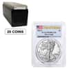 Box of 20 - 2023-S 1 oz Proof Silver American Eagle PCGS PF 70 FS (Flag)