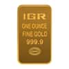 1 oz Istanbul Gold Refinery (IGR) Bar .9999 Fine (in Assay)