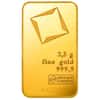 2.5 Gram Gold Bar Valcambi Suisse .9999 Fine (in Assay)