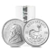 Roll of 25 - 2024 South Africa 1 oz Silver Krugerrand BU