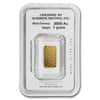 Sunshine Mint 1 Gram Gold Bar .9999 Fine (in Assay)