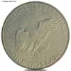 1971-1976 Eisenhower Dollar 40% Silver Avg Circ (Random Year)