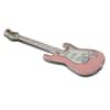 2022 1 oz Silver Fender Stratocaster Fiesta Red Guitar Shaped Coin Solomon Islands .9999 Fine (w/Box)