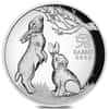 2023 1 oz Proof High Relief Silver Lunar Year of The Rabbit Australian Perth Mint (w/Box & COA)