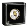 2021 2 oz Proof Silver Australian Kookaburra High Relief Gilded Coin Perth Mint .9999 Fine (w/Box & COA)