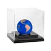 2022 3 oz Silver Rose Gold Plating Blue Marble Endangered - Meteorite Spherical Coin Barbados .999 Fine (w/Box & COA)