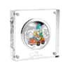2022 1 oz Tuvalu The Simpsons Krusty Lu Studios Proof Colorized Silver Coin .9999 Fine (w/Box & COA)