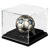 2022 3 oz Silver FIFA World Cup Qatar - Soccer Ball Spherical Coin Solomon Islands .999 Fine (w/Box & COA)