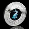 2023 1 oz Proof Silver Lunar Year of the Rabbit Opal Coin Australian Perth Mint (w/Box & COA)