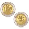 First Czechoslovakia Republic Gold/Silver Bimetallic 10-Coin Set