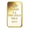 5 Gram Gold Bar PAMP Suisse Lady Fortuna Veriscan .9999 Fine (in Assay)