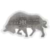 2024 Chad 1 oz Silver Multifaceted Bull Shaped Coin .999 Fine