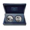 2012 S 1 oz Proof Silver American Eagle 2-Coin Set (w/Box & COA)