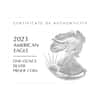 Bulk Pack of 40 - 2023-W 1 oz Proof Silver American Eagle In Cap (w/COA)