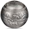 2023 1 Kilo Silver Big Five - Leopard Spherical Coin Djibouti