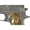 2024 Chad 2 oz Silver .45 Caliber Pistol Handgun Gilded Shaped Coin .999 Fine