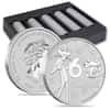 Box of 100 - 2024 1 oz Tuvalu Pink Panther 60th Ann. Silver Coin BU