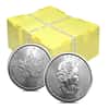 Roll of 25 - 2023 1 oz Canadian Silver Maple Leaf .9999 Fine $5 Coin BU (Lot, Tube of 25)