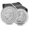 Roll of 25 - 2024 Great Britain 1 oz Silver Britannia BU