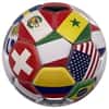 2022 Chad 30 Gram Silver Country Flags Soccer Ball Spherical Coin .999 Fine (w/Box)