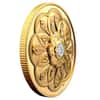 2020 Canada 1 oz Proof Gold Forevermark Black Label Round Diamond Coin .99999 Fine (w/Box & COA)