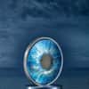 2022 Palau 1 oz Proof Silver ColorEYEzed Ocean Blue Coin .999 Fine (w/Box & COA)