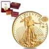 2020-W V75 Privy 1 oz Proof Gold American Eagle End of WWII 75th Anniv (w/Box & COA)
