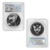2013 W 1 oz Silver American Eagle 2-Coin Set PCGS PF 70 / MS 70 First Strike