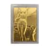 1981 3 oz Gold Salvador Dali Adam Eve and The Original Sin 3-Medal Set .999 Fine (w/Box)