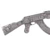 2024 Chad 2 oz Silver Assault Rifle Antiqued Shaped Coin .999 Fine