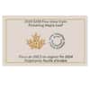 2024 Canada 1 kilo Pulsating Maple Leaf Silver Coin .9999 Fine