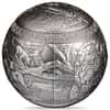 2023 1 Kilo Silver Big Five - Leopard Spherical Coin Djibouti