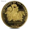 1996 1/10 oz Gibraltar Centenary of the Cinema Proof/BU Gold Coin .9999 Fine (Random Design)
