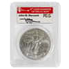 2012 (S) 1 oz Silver American Eagle $1 Coin PCGS MS 70 FS (John Mercanti Sign)