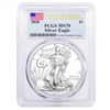 2020 1 oz Silver American Eagle $1 Coin PCGS MS 70 First Strike (Flag Label)