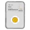 1862 $1 Gold Indian Princess Head Type 3 NGC MS 63