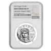 2019 1 oz $100 Platinum American Eagle NGC MS 69 Mint Error (Obv Struck Thru) 