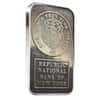 1 oz Johnson Matthey Republic National Bank Silver Vintage Bar .999 Fine (Secondary Market)