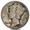 1921-D Mercury Dime 90% Silver AG-VG