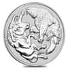 2020 1 oz Silver Australian Bull and Bear Coin Perth Mint .9999 Fine BU In Cap