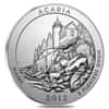 2012-P 5 oz Silver America the Beautiful ATB Maine Acadia National Park (w/Box & COA)