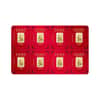 1 gram Gold Bar - PAMP Suisse Lunar Mouse / Rat .9999 Fine (In Assay from Multigram+8)