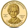 2015 W 1/2 oz $10 First Spouse - Lady Bird Johnson Gold Proof Coin (w/Box & COA)