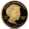2015 W 1/2 oz $10 First Spouse - Mamie Eisenhower Gold Proof Coin (w/Box & COA)