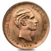 1878 (1962) DE-M Spain 10 Pesetas Gold Coin Restrike AGW .0933 oz AU/BU