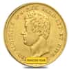 Italian States Sardinia Gold 20 Lire Charles Albert AGW 0.1866 oz Avg Circ (Random Year, 1831-1849)