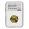 2001 1/4 oz Canadian Gold Library of Parliament $100 Coin NGC PF 70