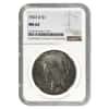 1923 D Peace Silver Dollar $1 NGC MS 62