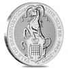 2020 Great Britain 10 oz Silver Queen's Beasts Yale of Beaufort Coin .9999 Fine BU In Cap